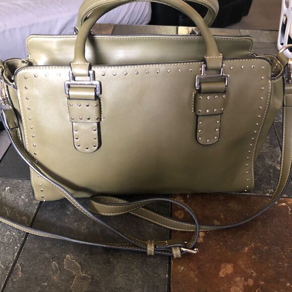 Moda Luxe Handbag in Olive - Picture 1 of 10